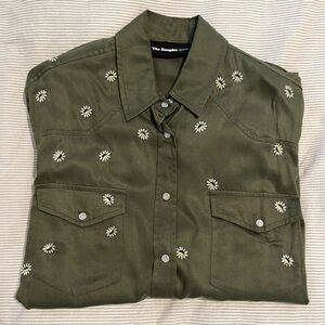 The Kooples daisy embroidered shirt